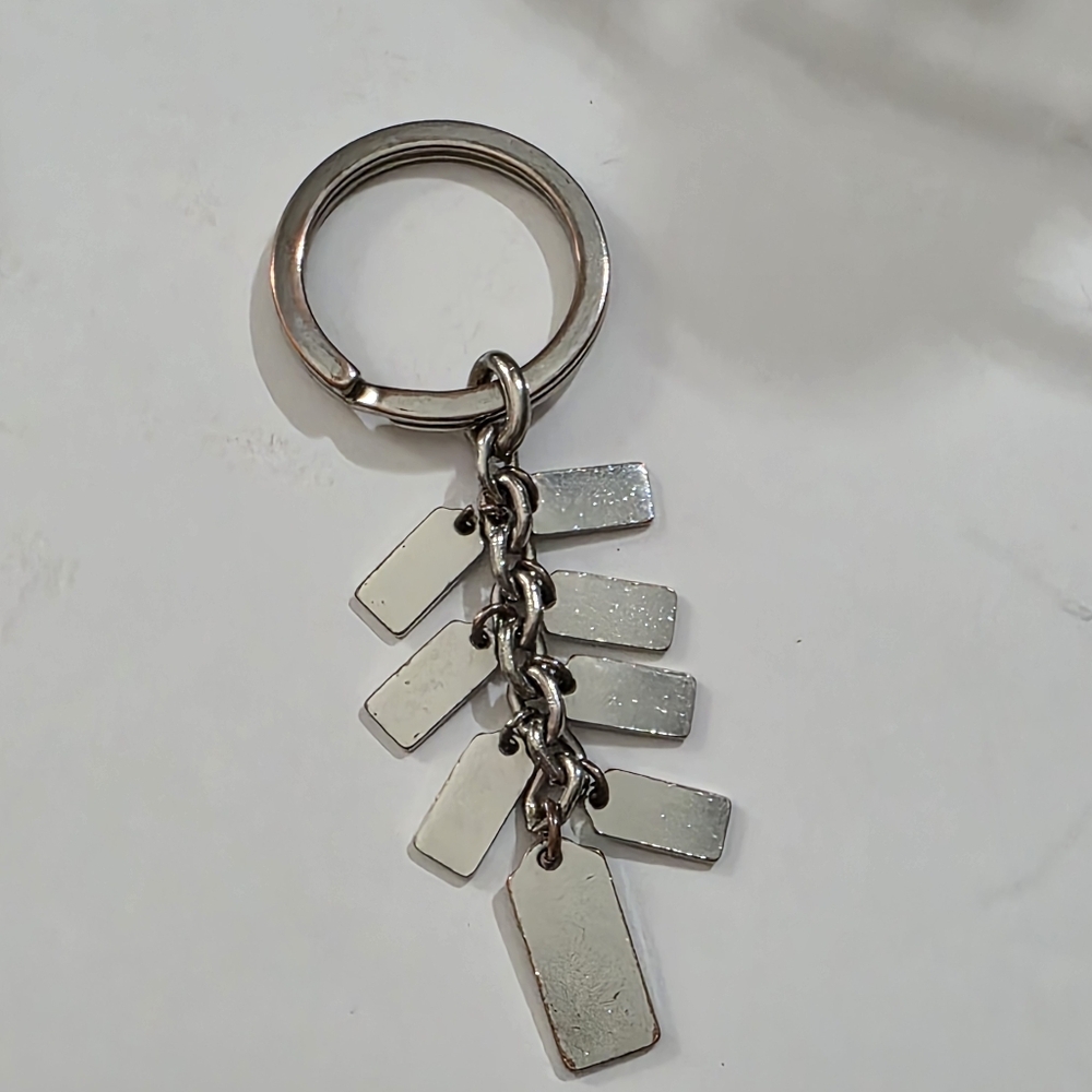 Coach Colorful Tag Keychain Bagcharm - Picture 2 of 5